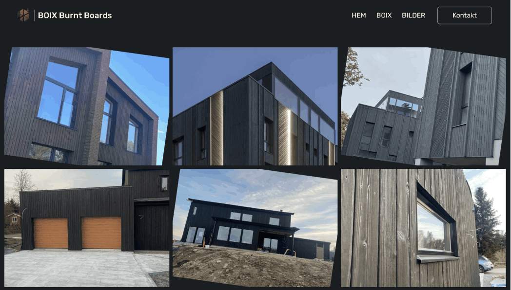 JallaHemsida.se referensprojekt modern webbplats för BoixBurntBoards